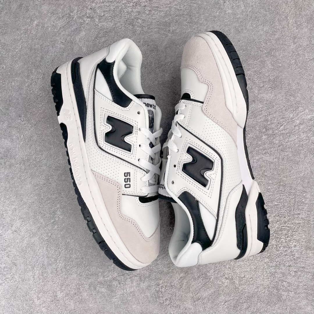 New Balance 550 Sea Salt Black - vstockx