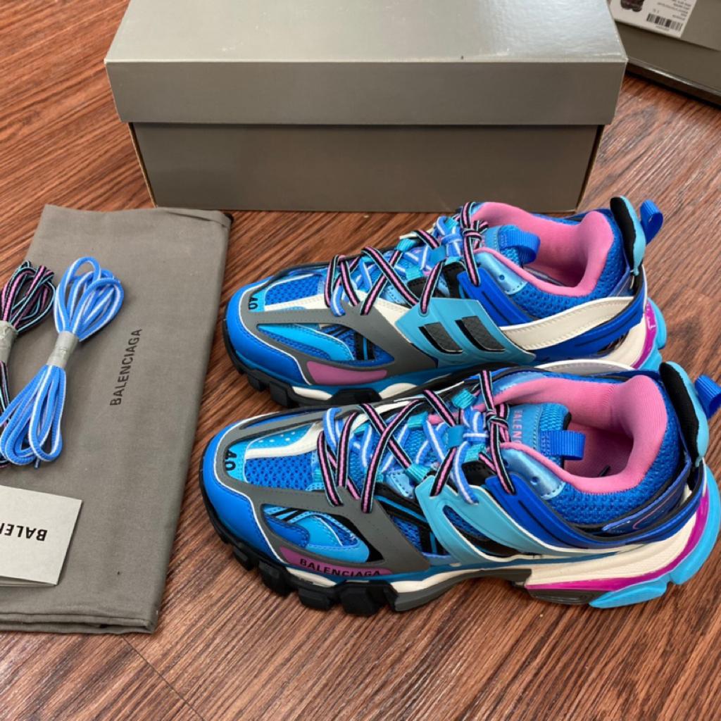 Balenciaga Track Runners Blue (W) - vstockx