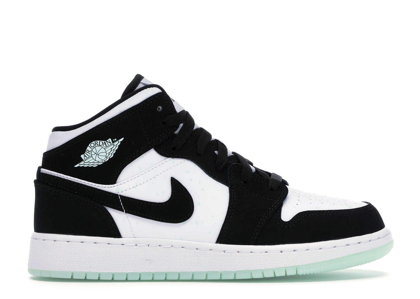 Jordan 1 Mid White Black Teal Tint - vstockx