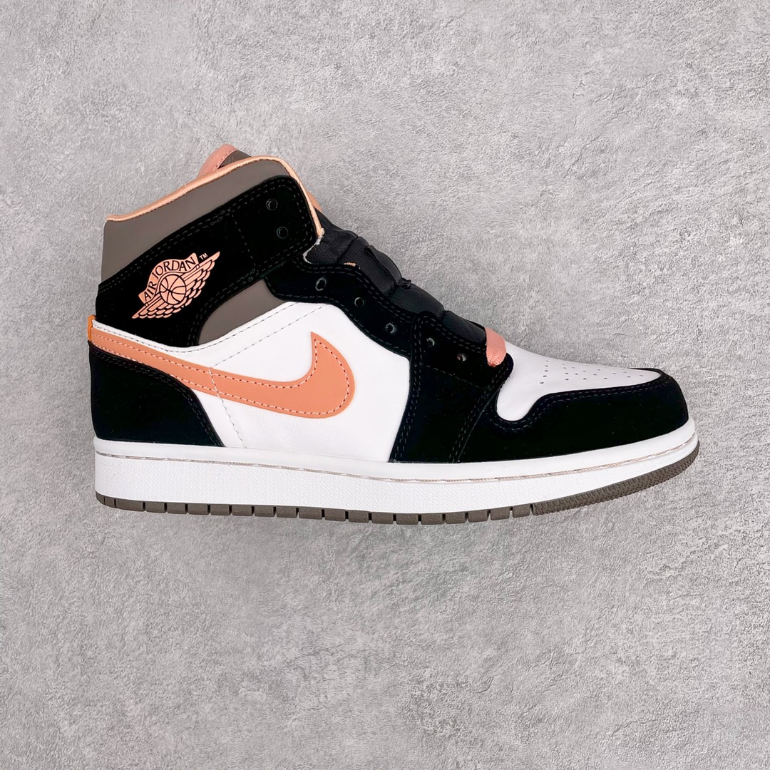 Jordan 1 Mid Peach Mocha - vstockx