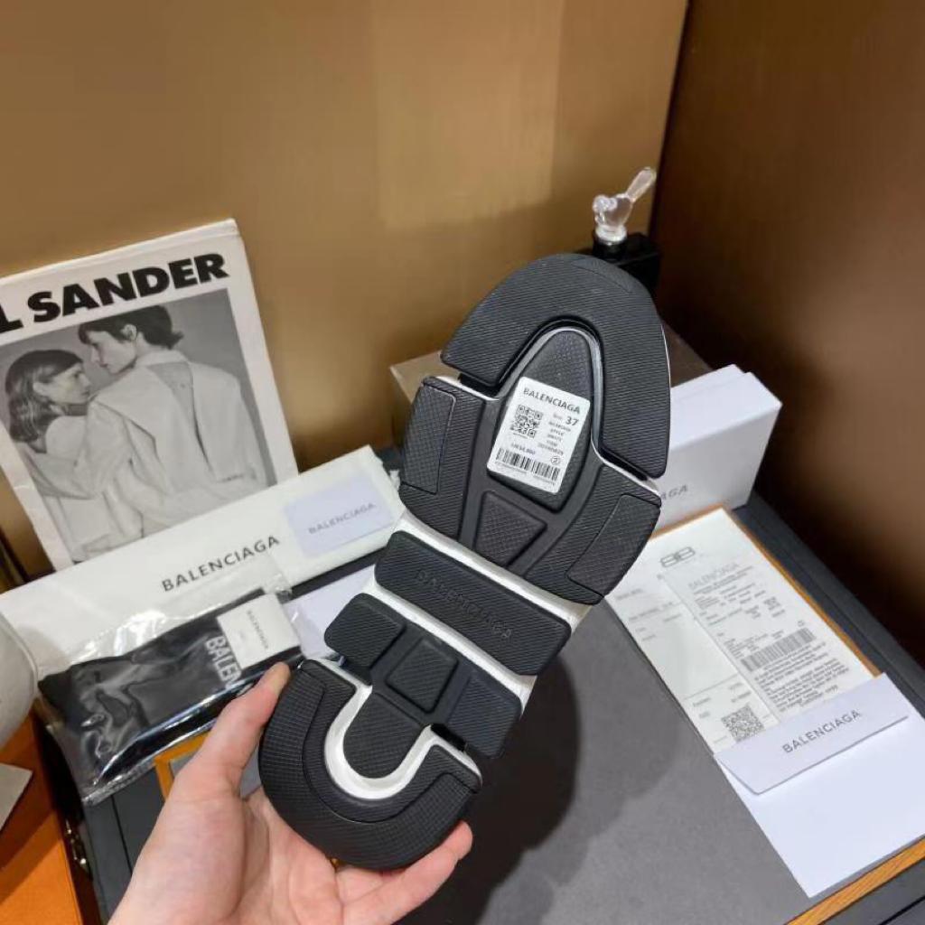 Balenciaga Speed 2.0 Striped Navy Blue Black White (W) - vstockx