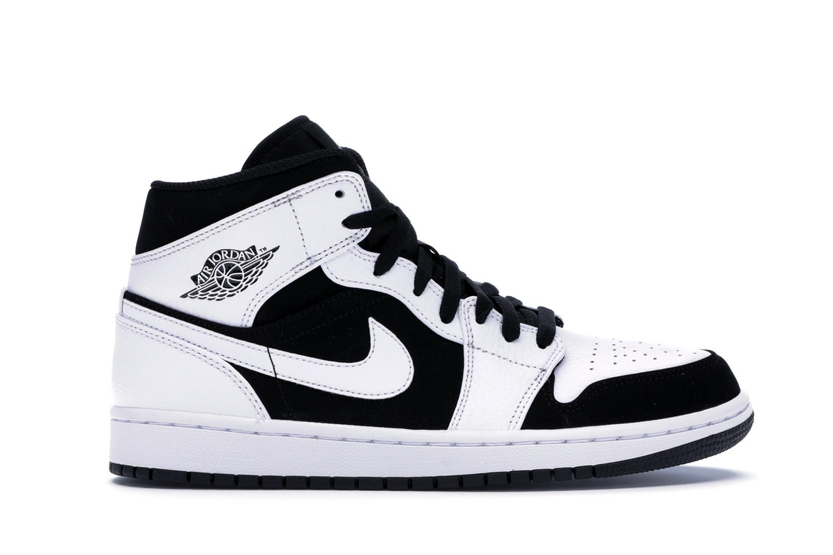 Jordan 1 Mid Panda - vstockx