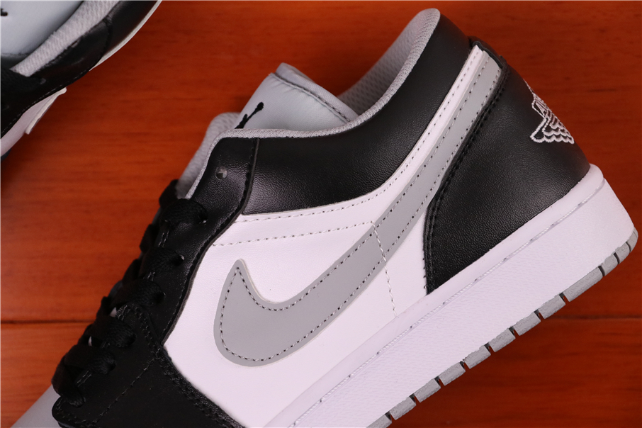 Jordan 1 Low Black White Grey - vstockx