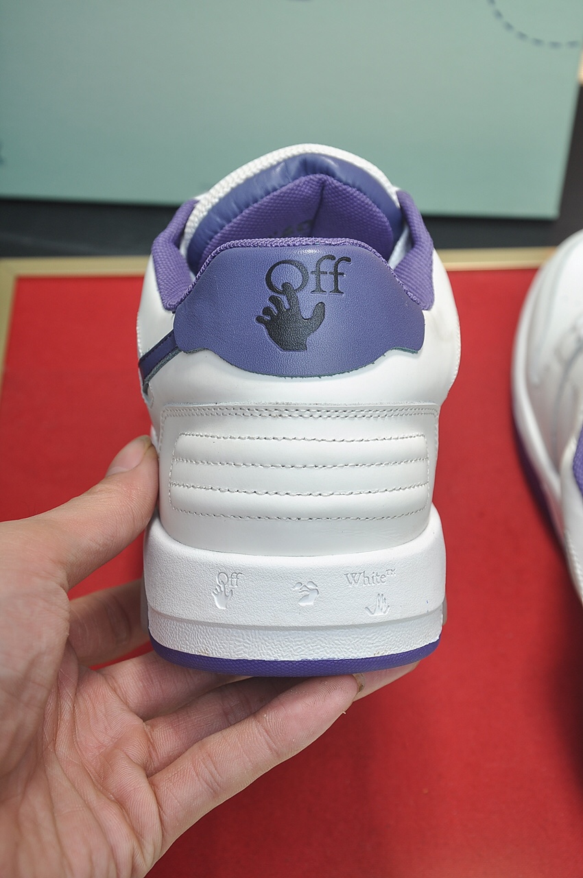 Off-White Out of Office White Purple - vstockx