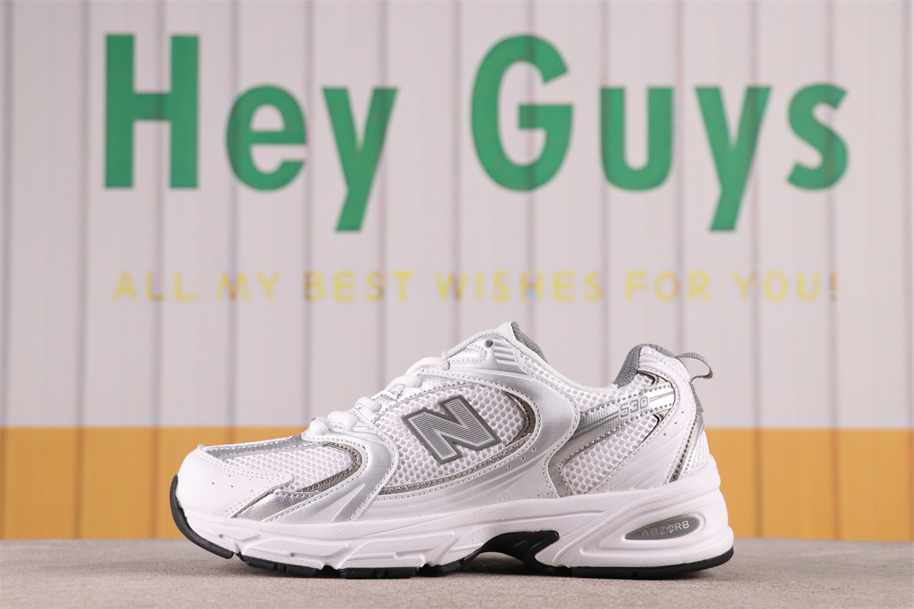 New Balance 530 White Silver Metallic - vstockx