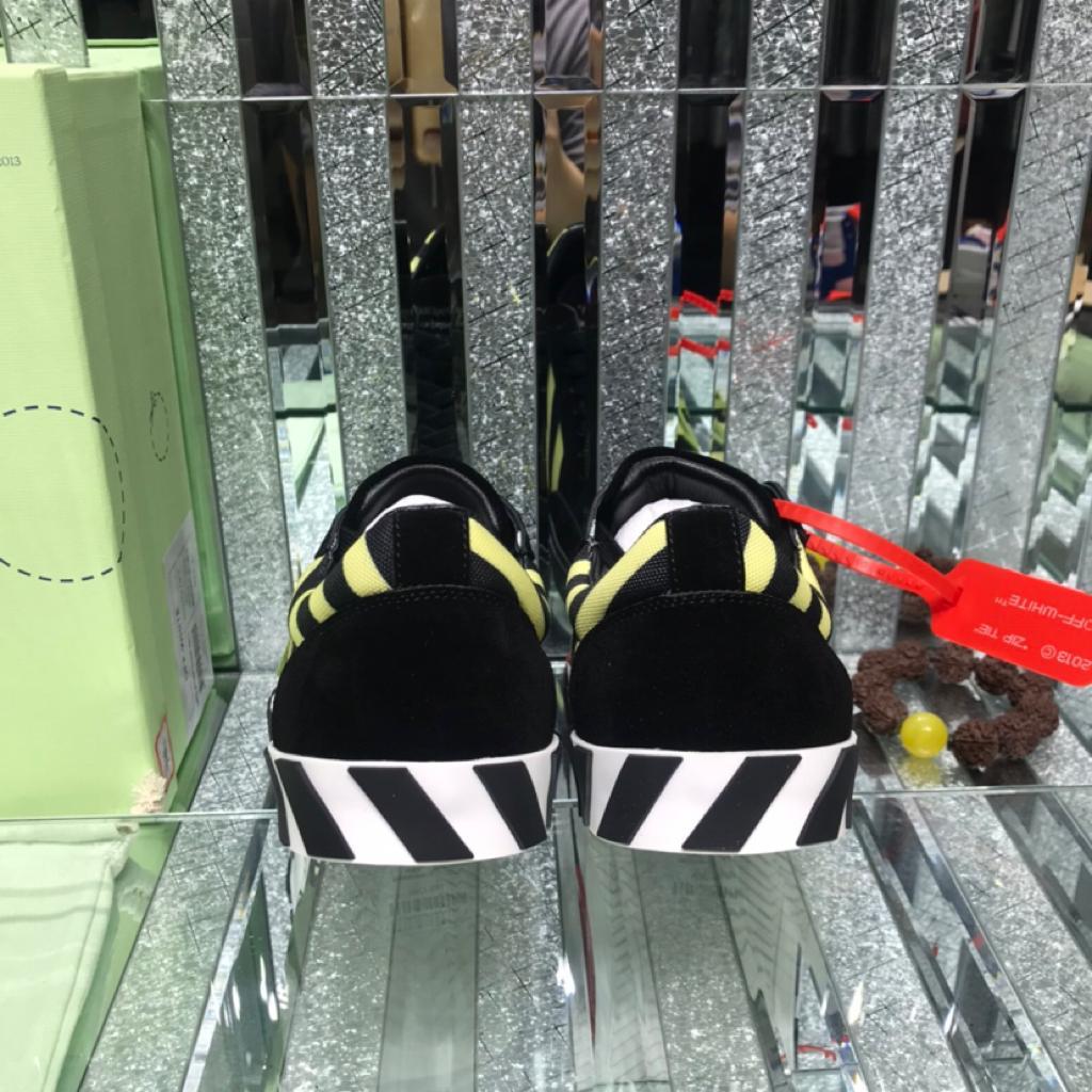 OFF-WHITE Vulc Low Black Yellow Green - vstockx