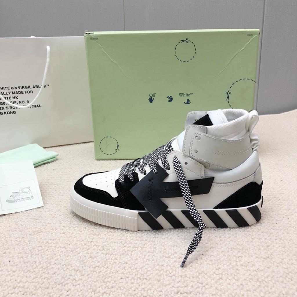 OFF-WHITE Vulc High White Black - vstockx