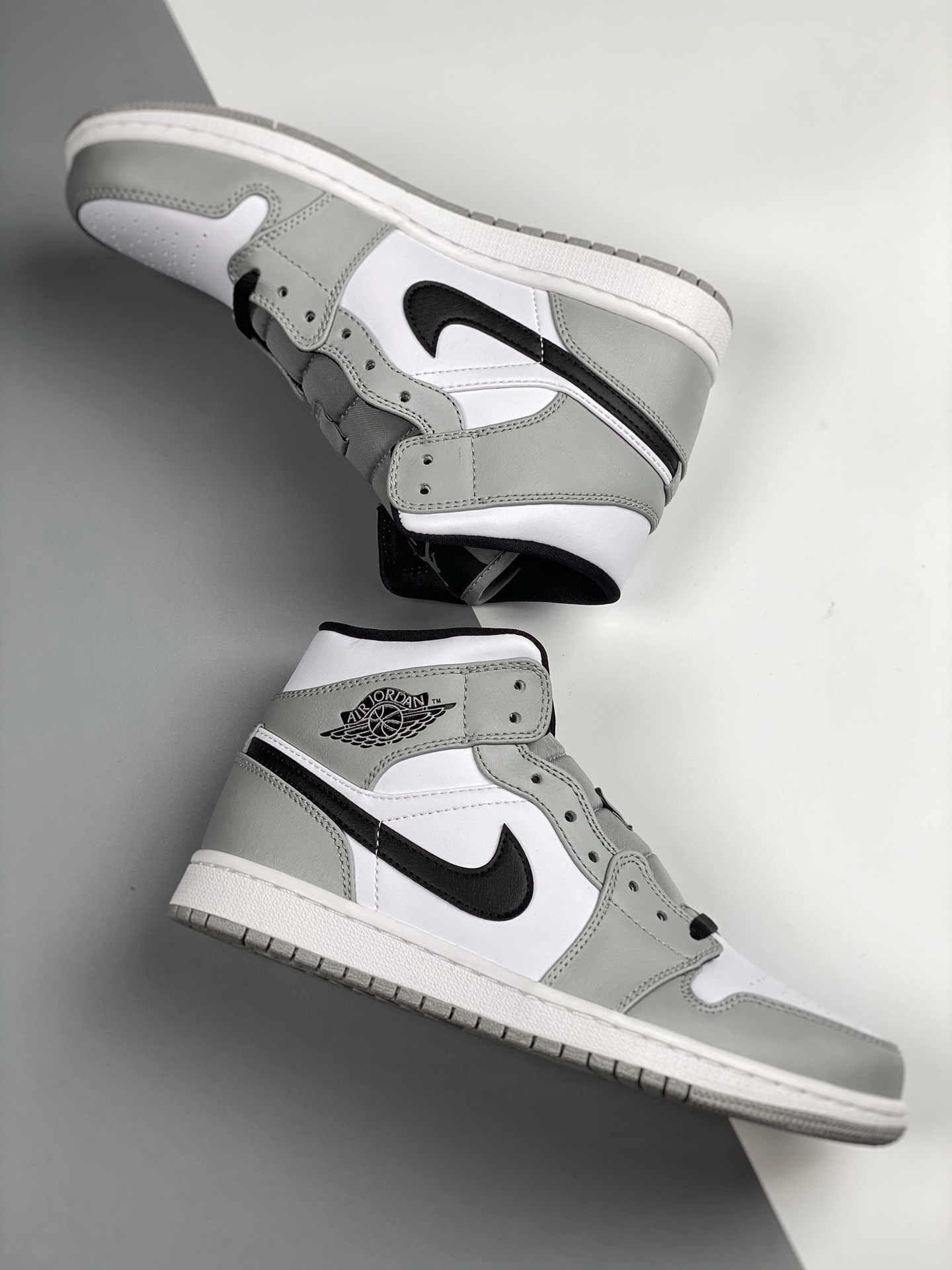 Jordan 1 Mid Light Smoke Grey - vstockx