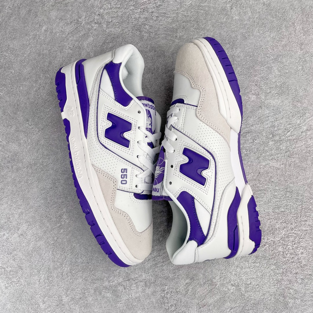New Balance 550 White Purple - vstockx