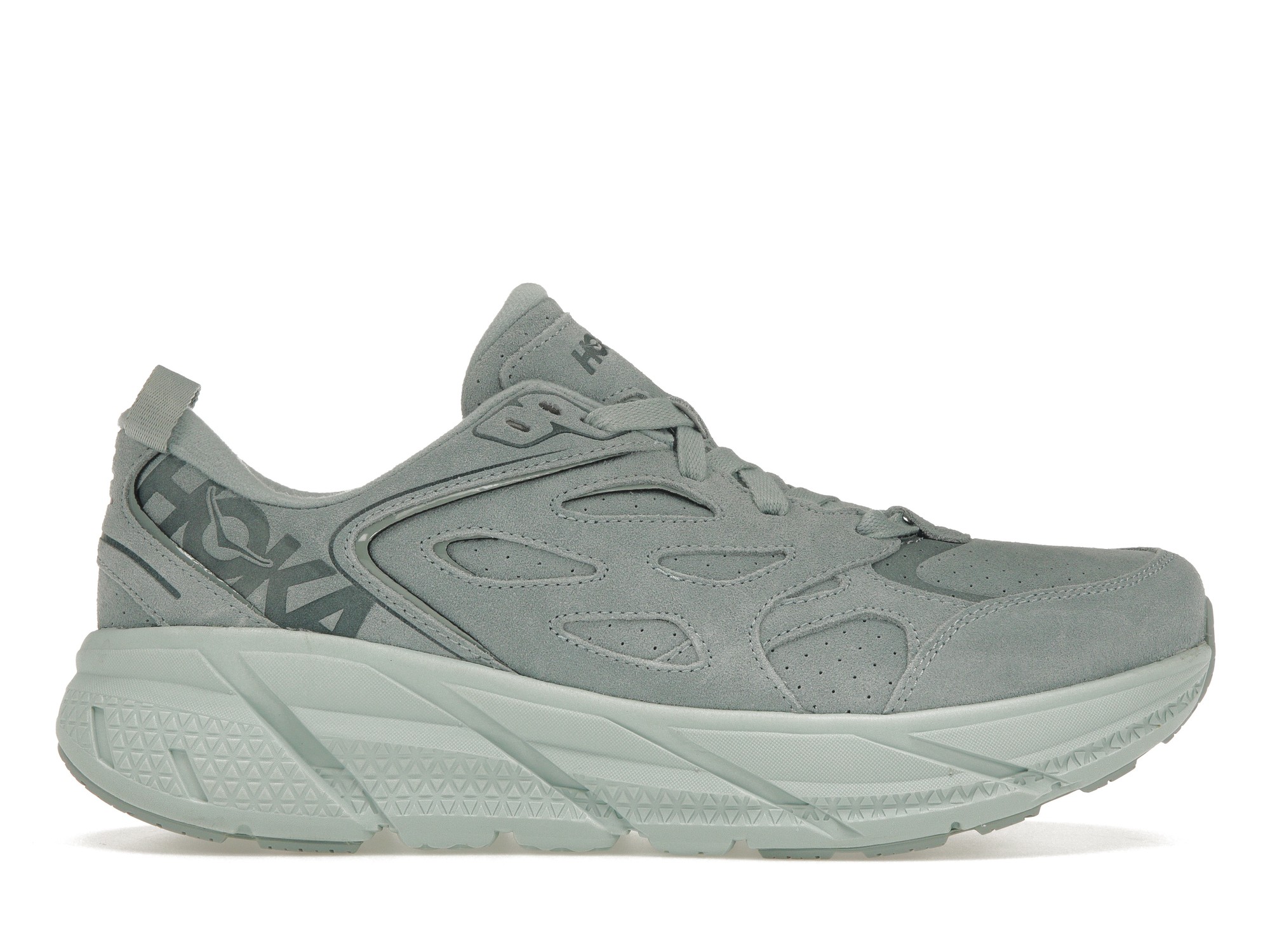 Hoka One One Bondi L Suede Grey Mist (All Gender) - vstockx