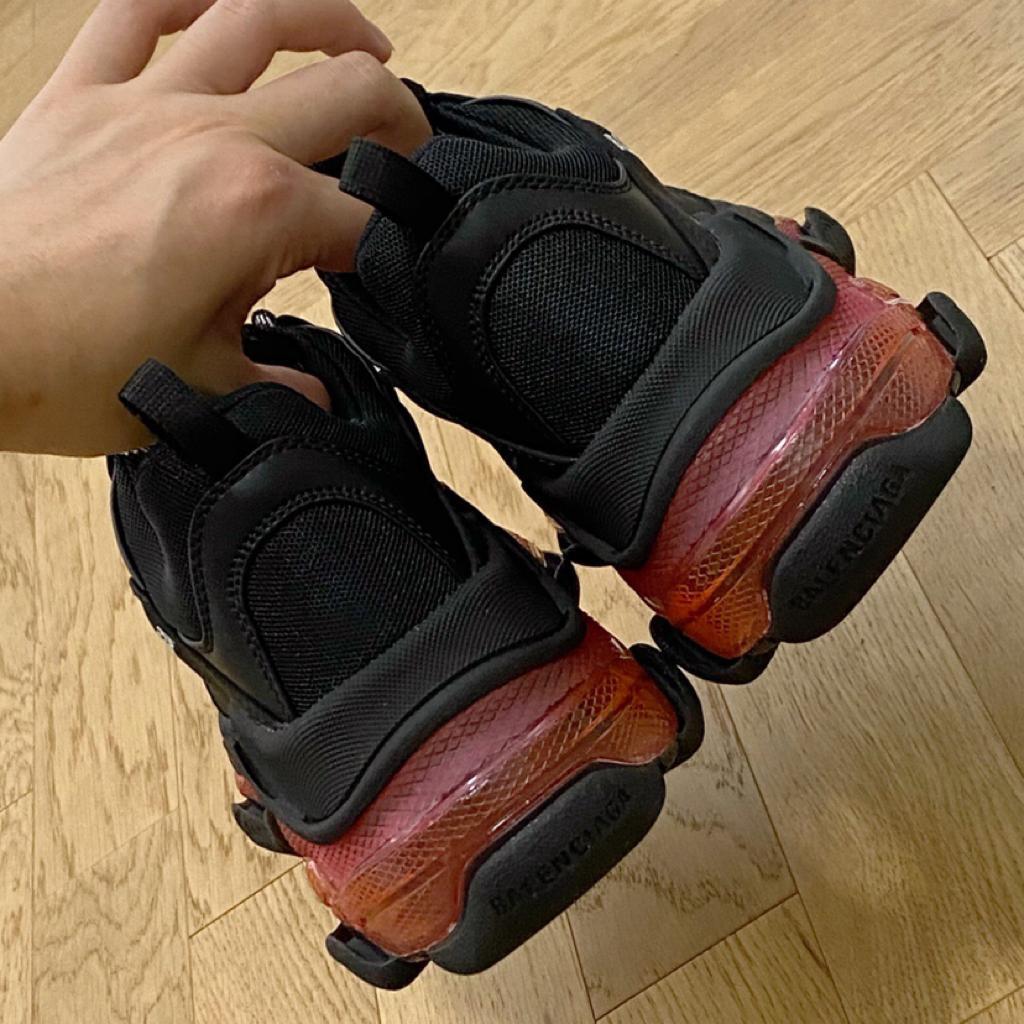 Balenciaga Triple S Clear Sole Neon Pink - vstockx