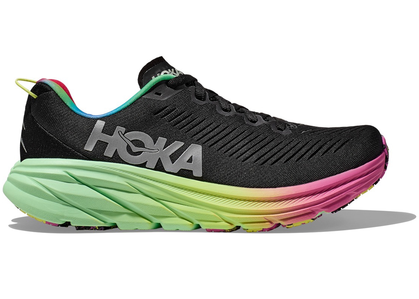 Hoka One One Rincon 3 Black Silver Multi-Color (Women's) - vstockx