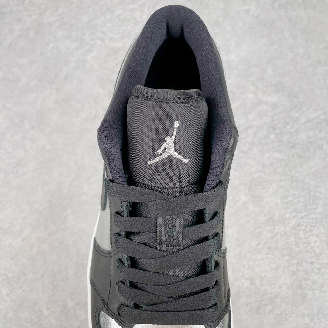 Jordan 1 Low SE Black Metallic Silver - vstockx