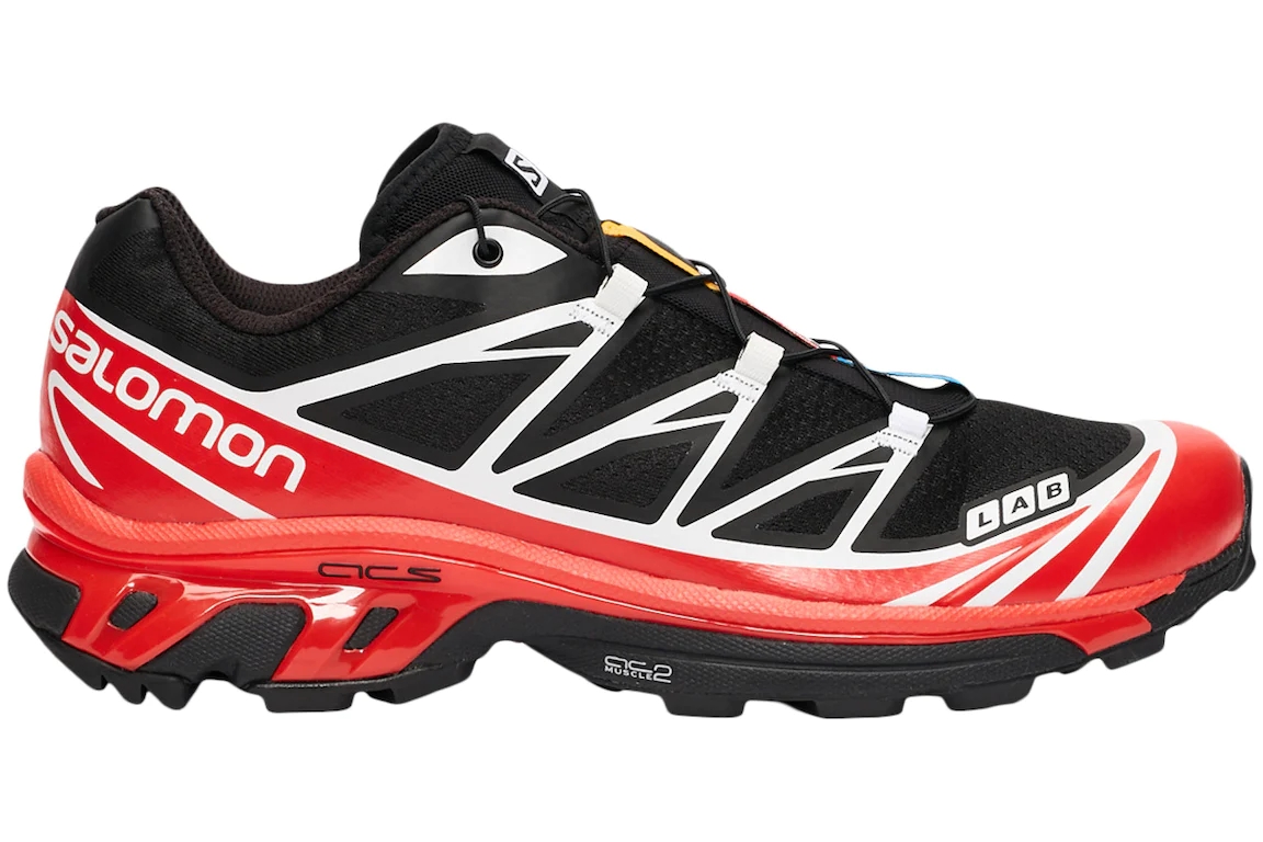 Salomon XT-6 Black Red White - vstockx