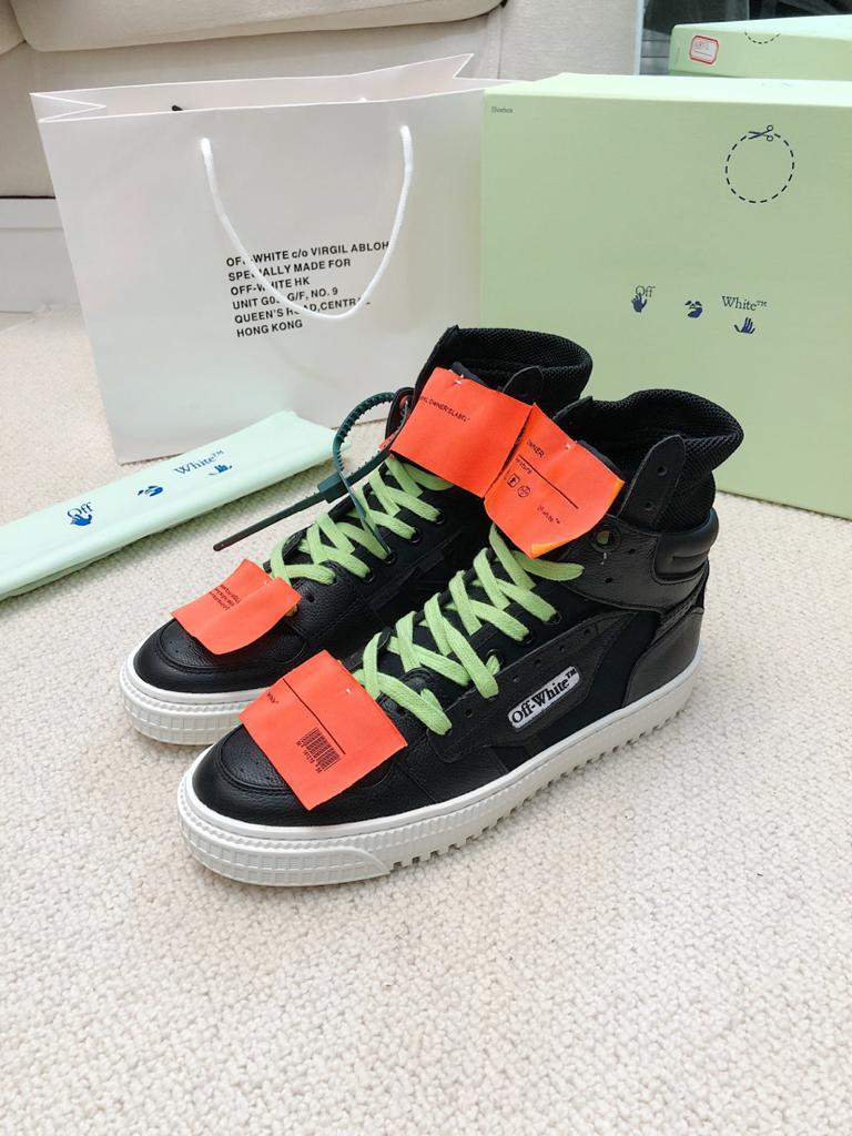 OFF-WHITE Off Court 3.0 Black Neon Green Orange - vstockx