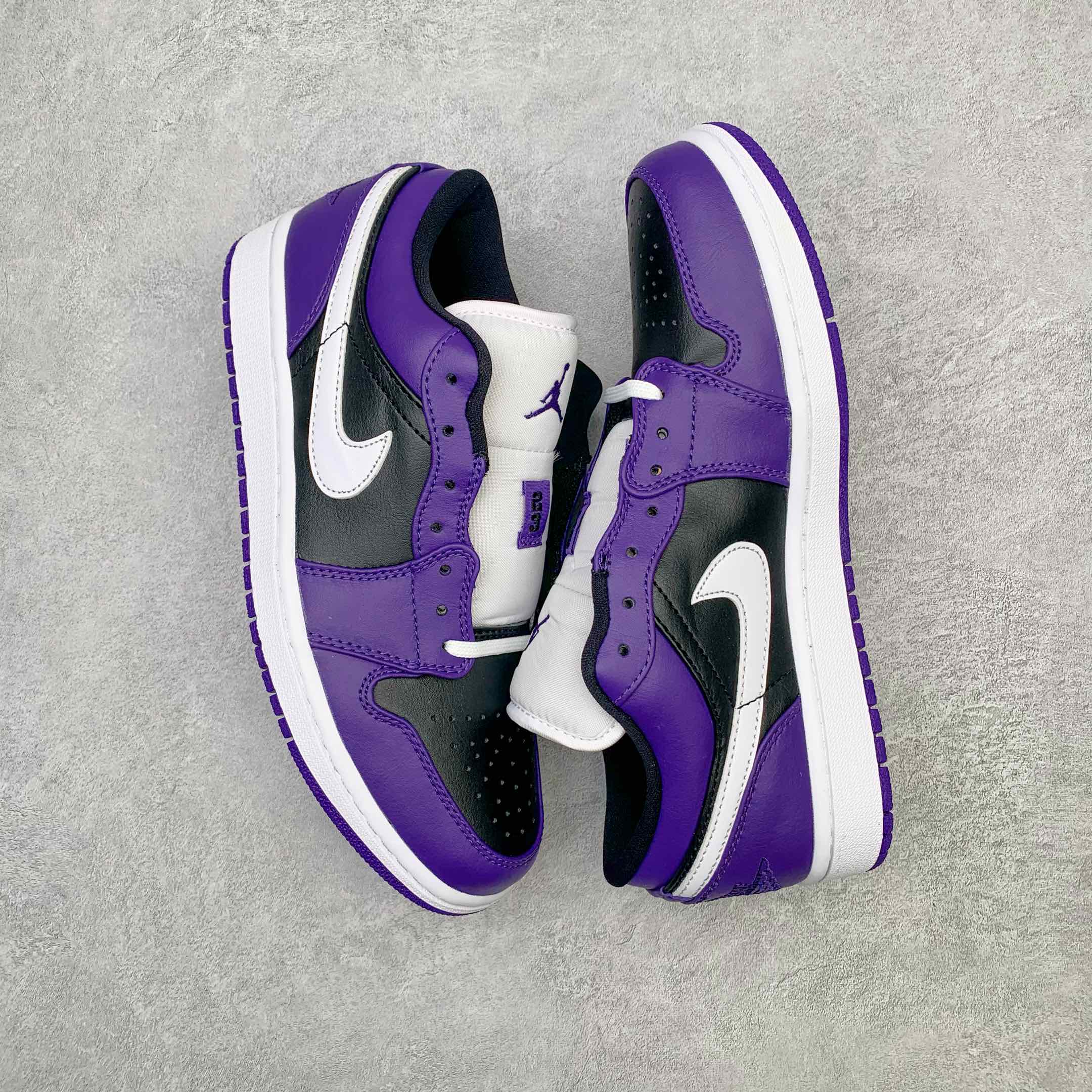 Jordan 1 Low Court Purple Black - vstockx
