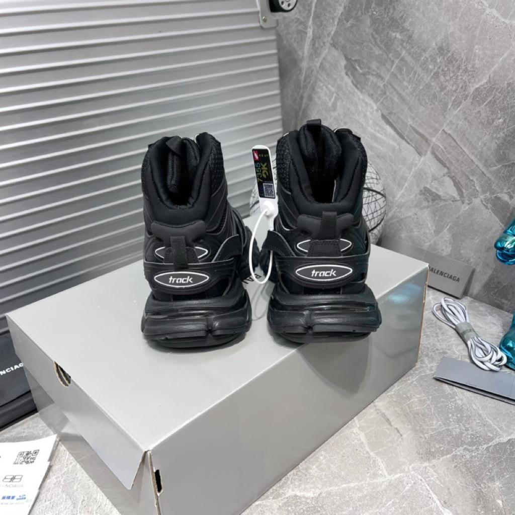 Balenciaga Track Hike Black Black White - vstockx