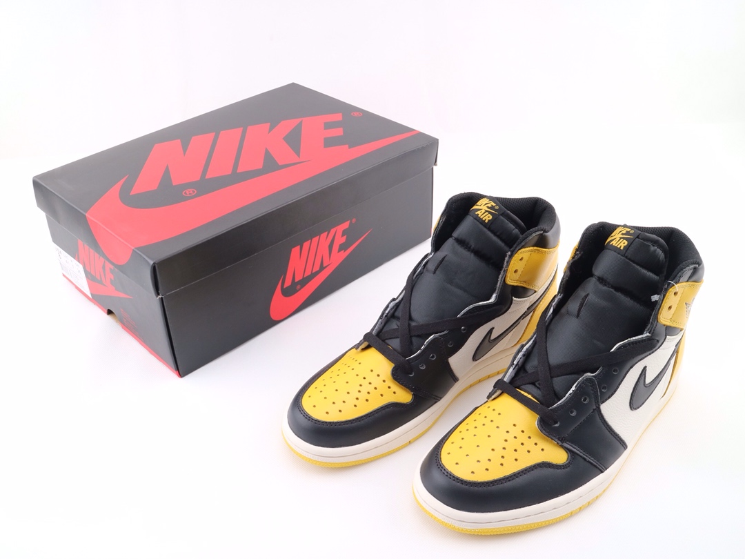 Jordan 1 Mid Yellow Toe Black - vstockx