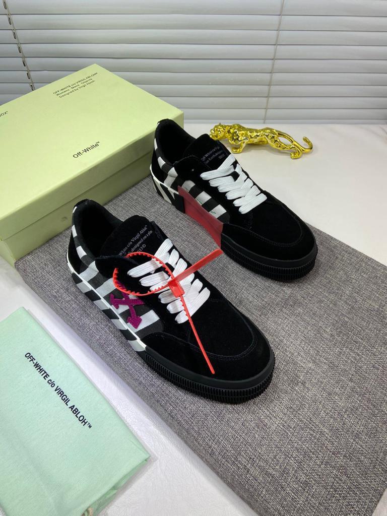 OFF-WHITE Vulc Low Stripe Violet SS20 - vstockx