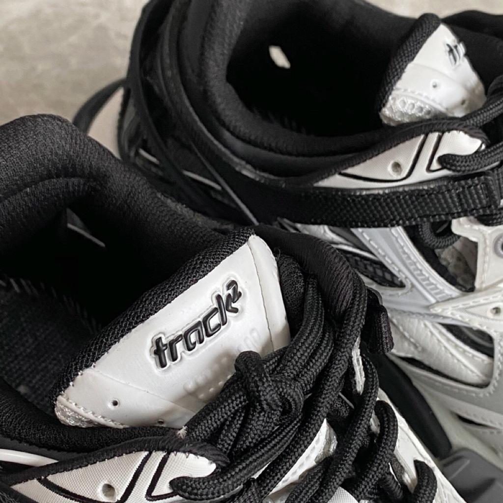 Balenciaga Track.2 Black White - vstockx
