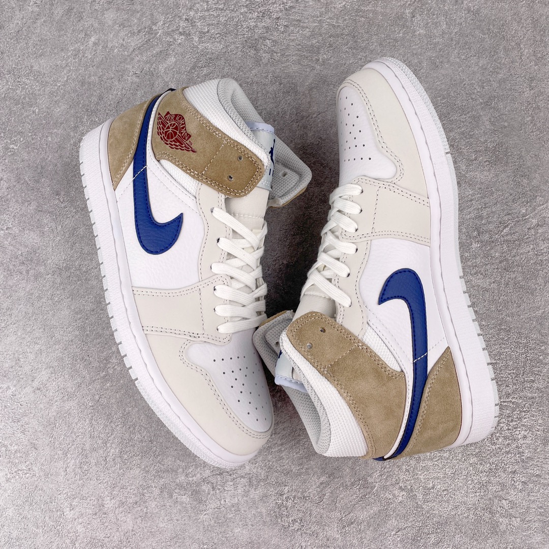 Jordan 1 Mid Tan Suede - vstockx