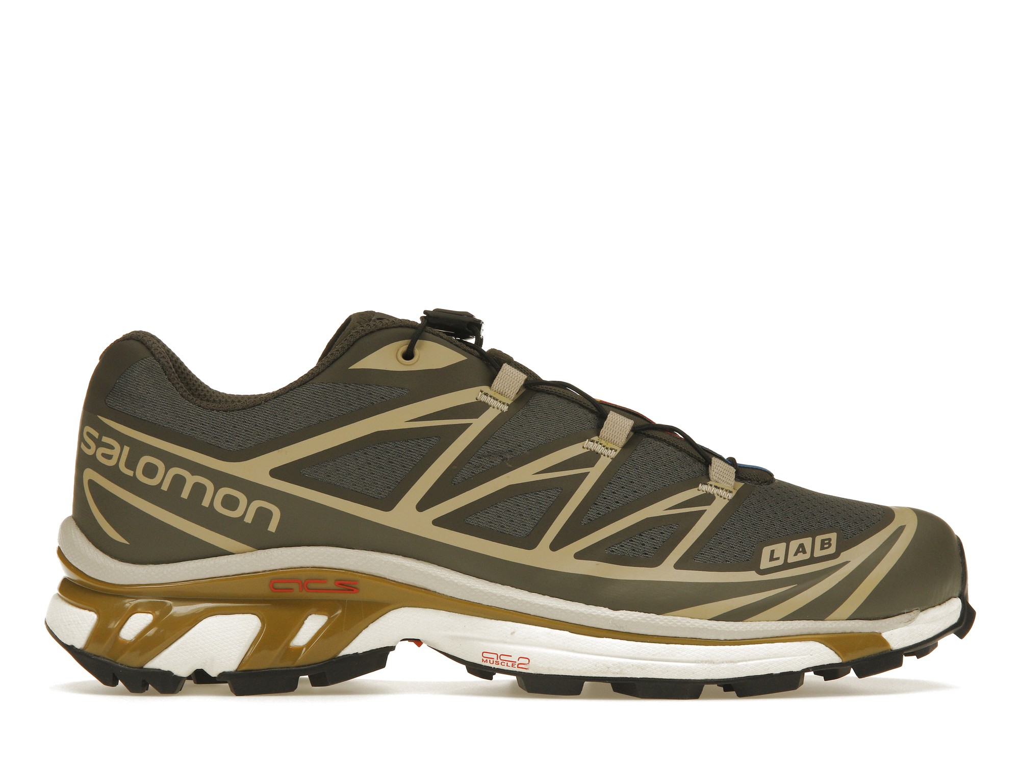 Salomon XT-6 Beluga Dull Gold - vstockx