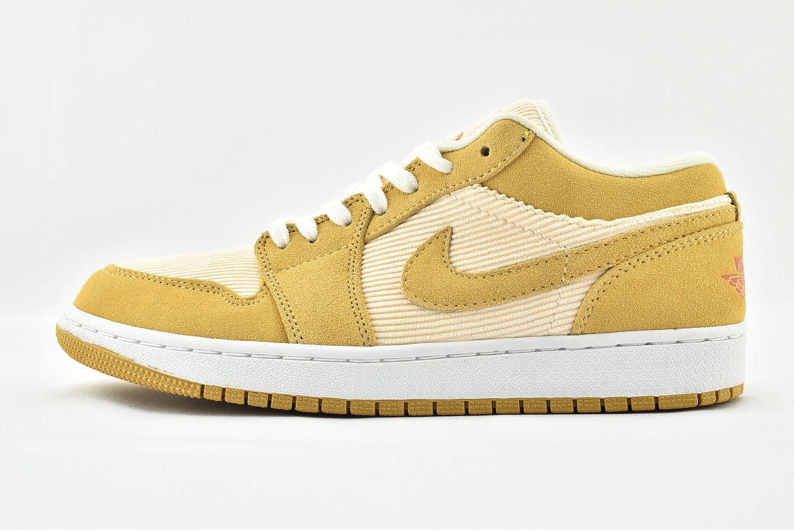 Jordan 1 Low SE Twine Orange Quartz Corduroy - vstockx