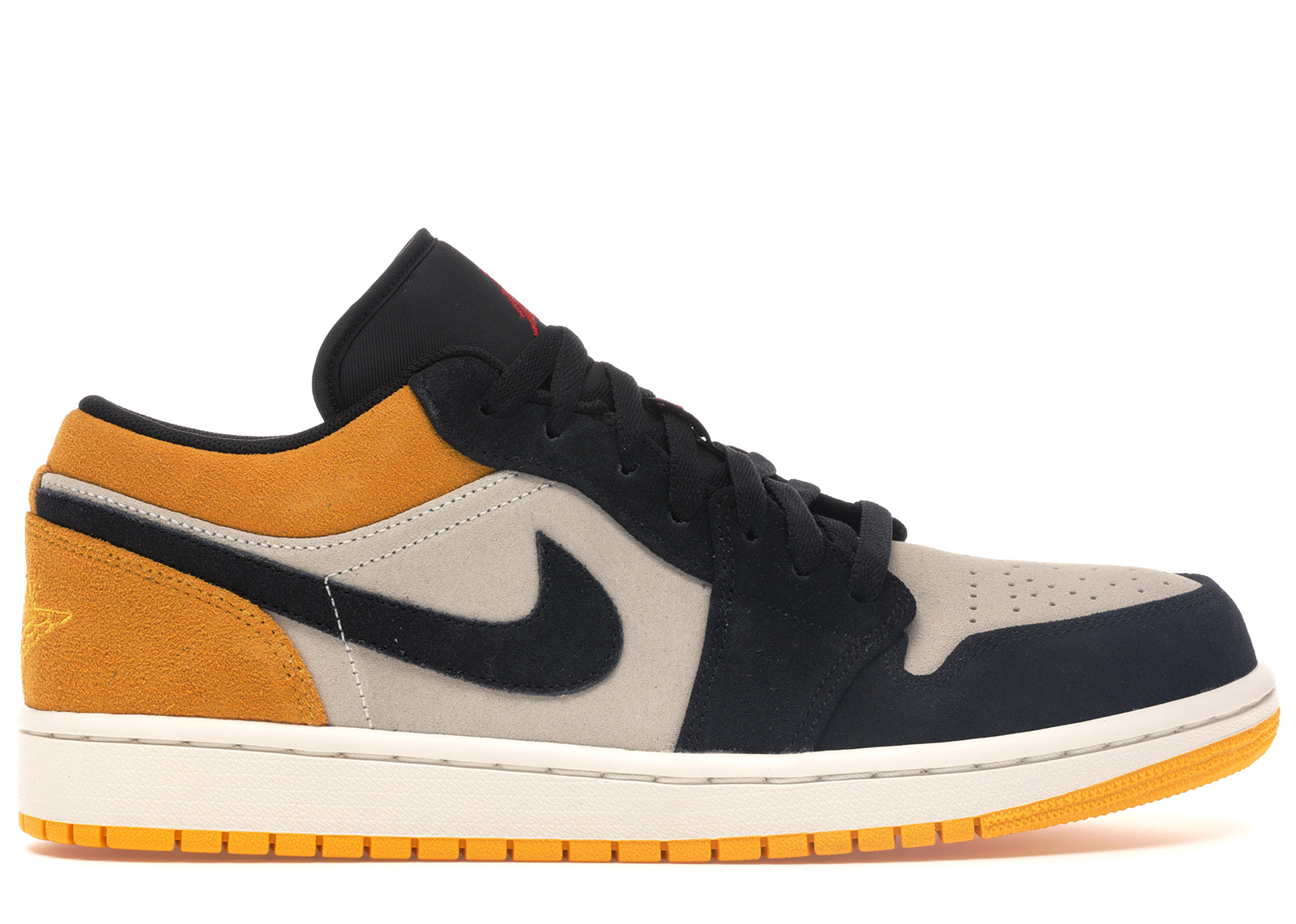 Jordan 1 Low Sail University Gold Black - vstockx
