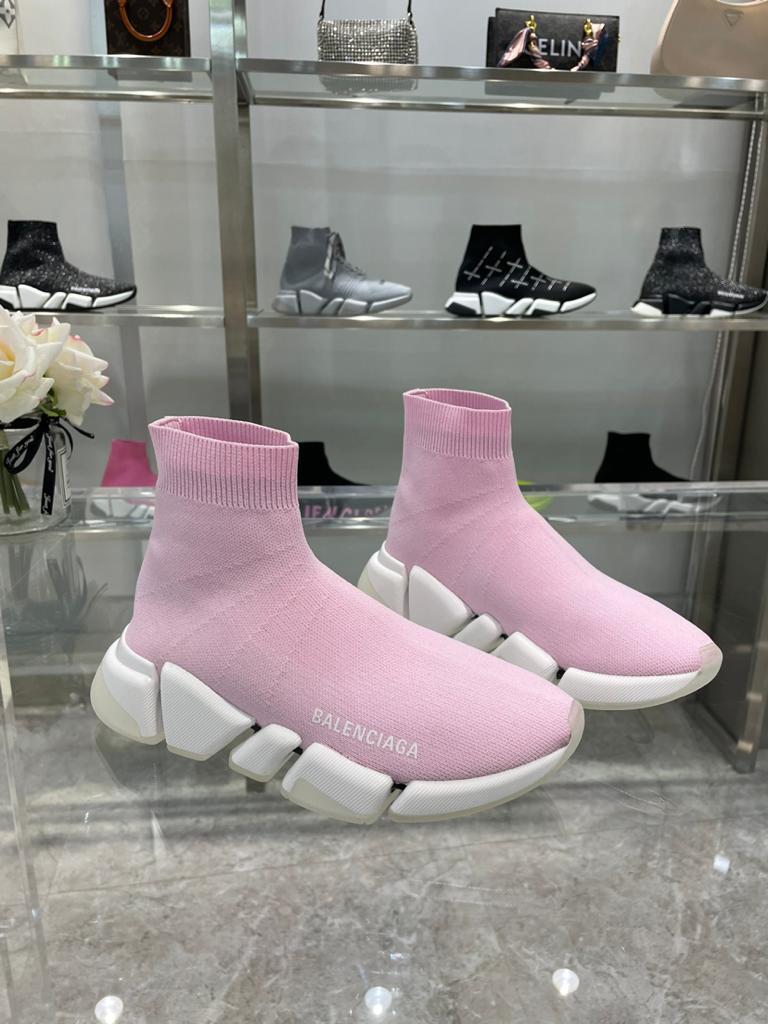 Balenciaga Speed 2.0 Pink White (W) - vstockx
