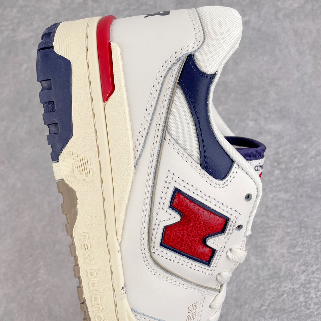 New Balance 550 Aime Leon Dore White Navy Red - vstockx