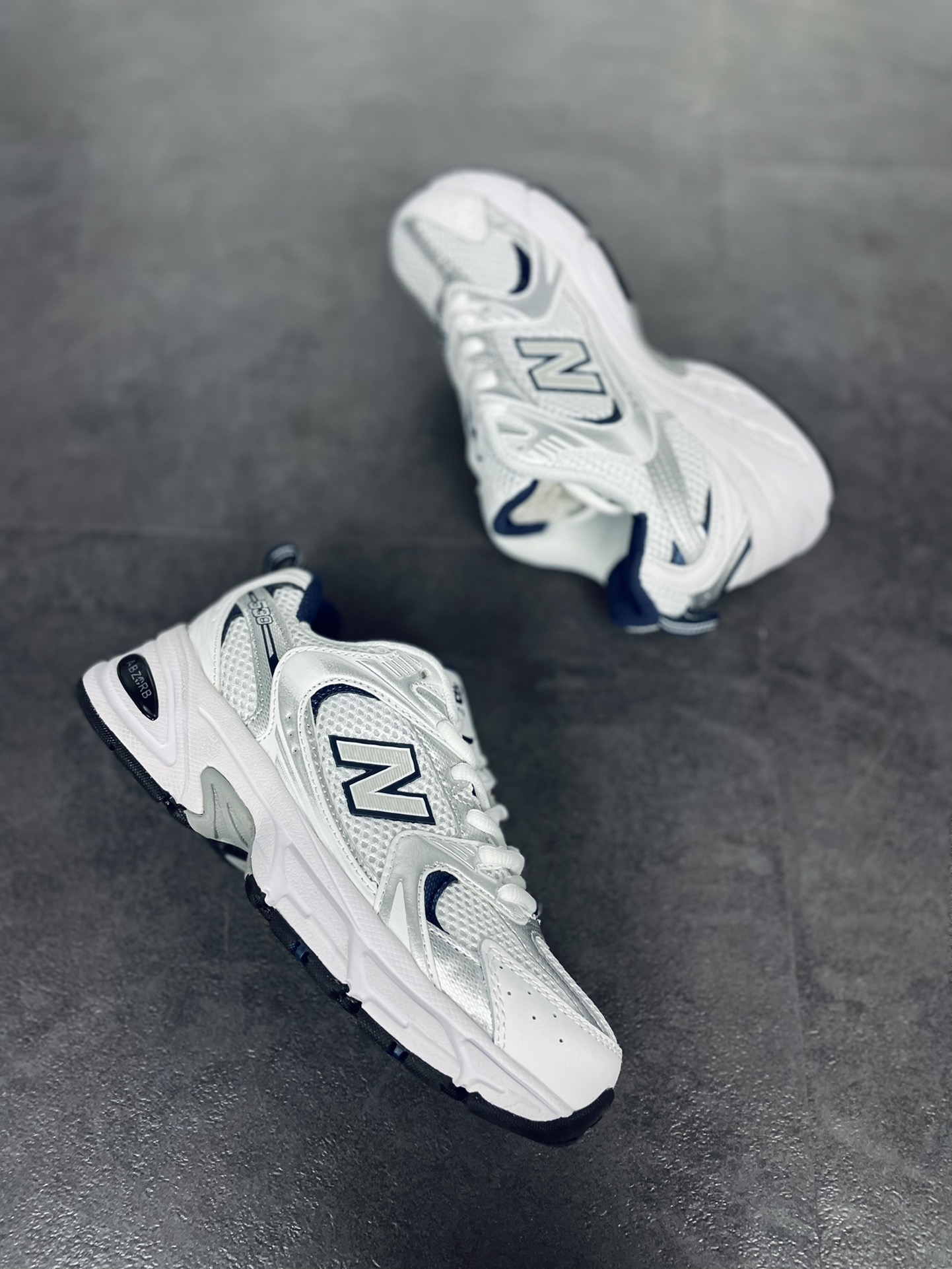 New Balance 530 White Silver Navy - vstockx