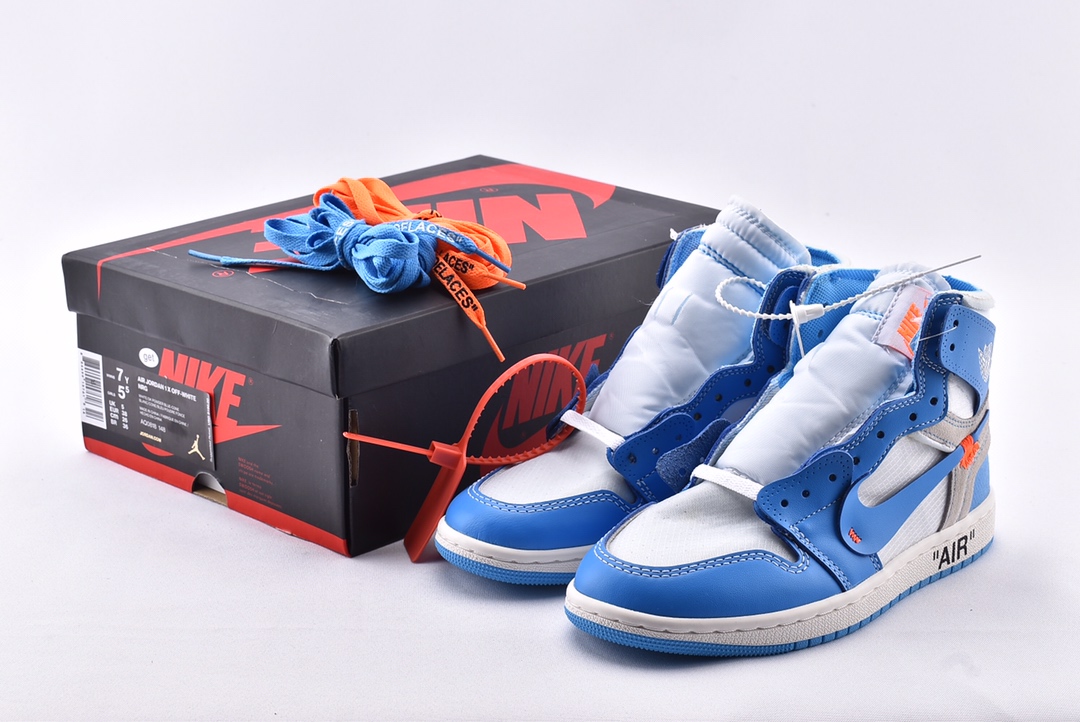 Jordan 1 Retro High Off-White University Blue - vstockx