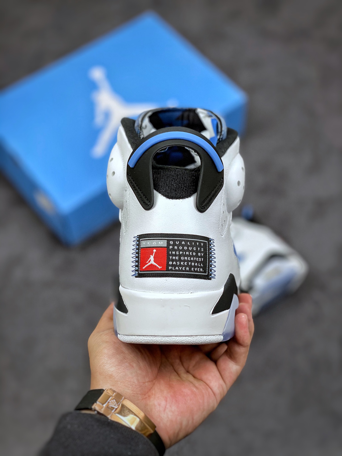 Jordan 6 Retro UNC White - vstockx