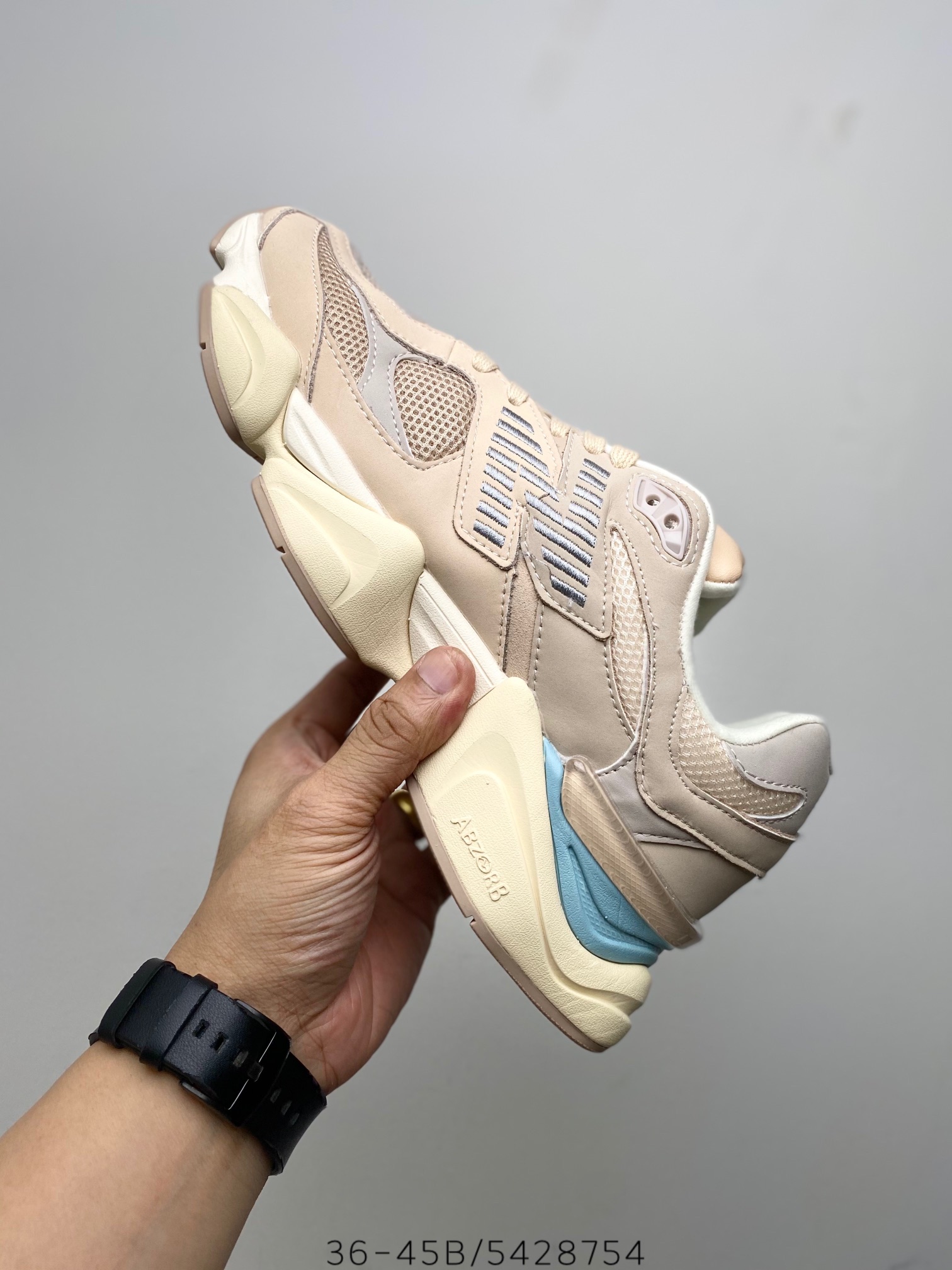 New Balance 9060 Ivory Cream Pink Sand - vstockx