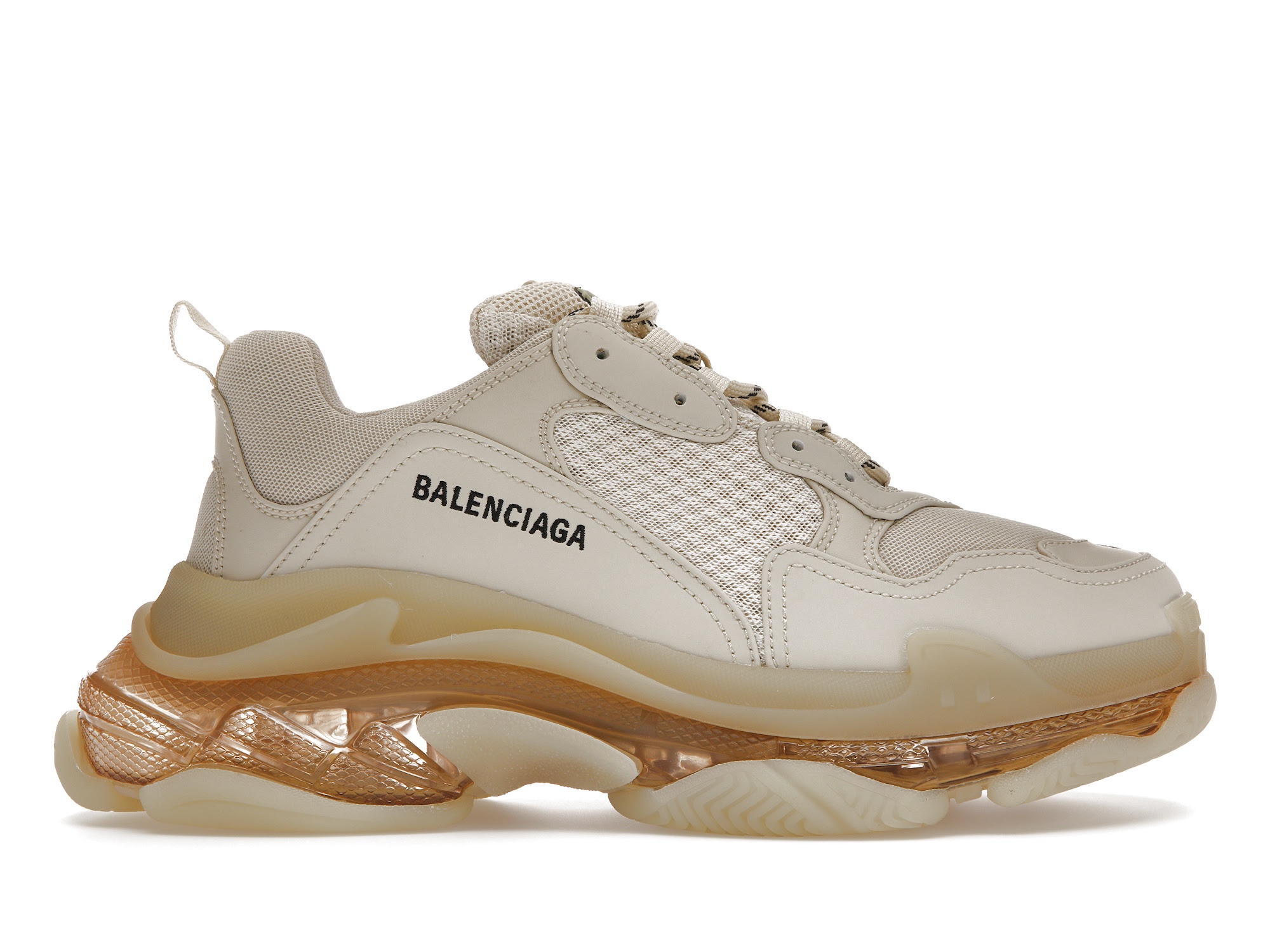 Balenciaga Triple S Clear Sole Off White - vstockx