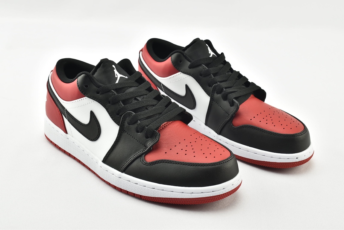 Jordan 1 Low Bred Toe - vstockx