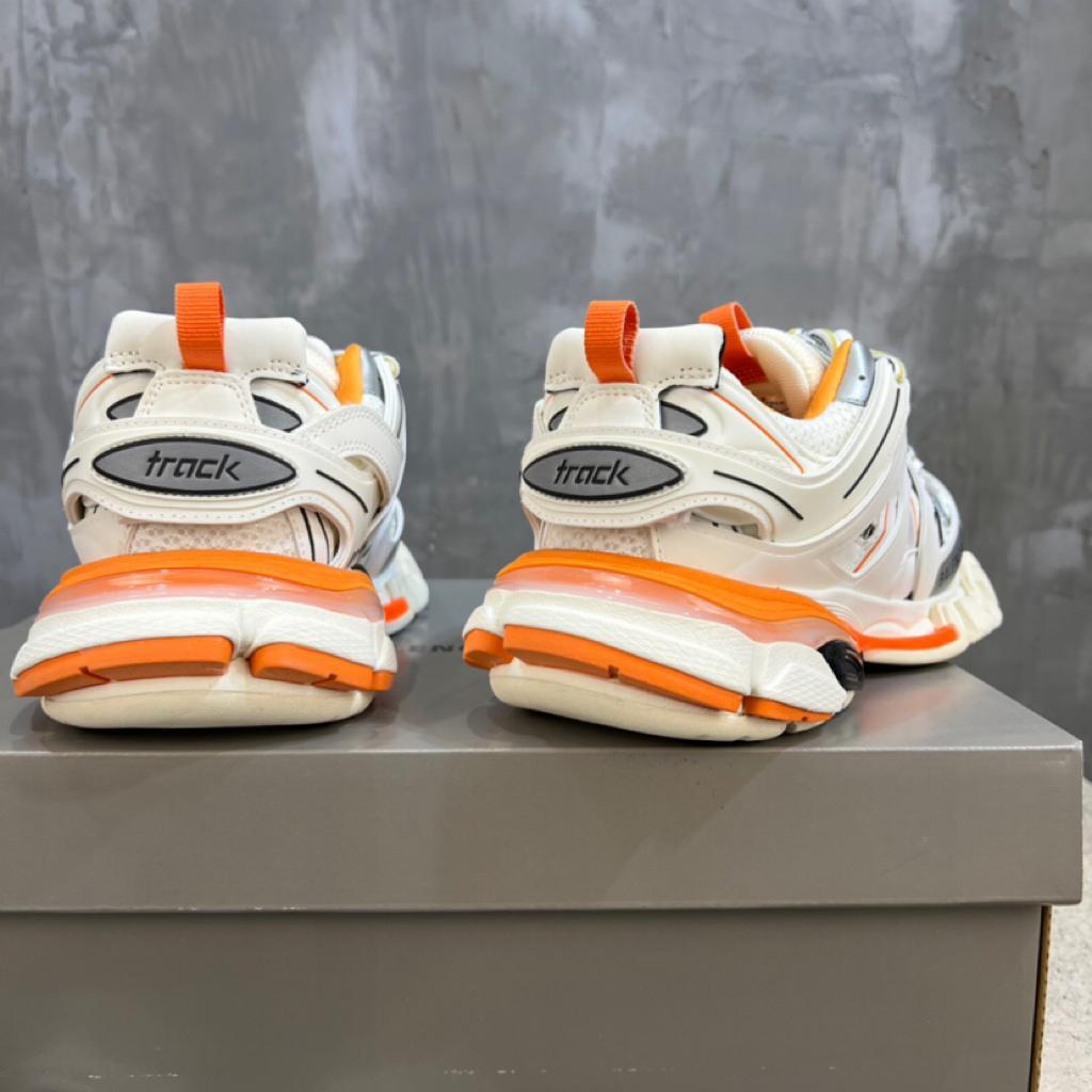 Balenciaga Track White Orange - vstockx