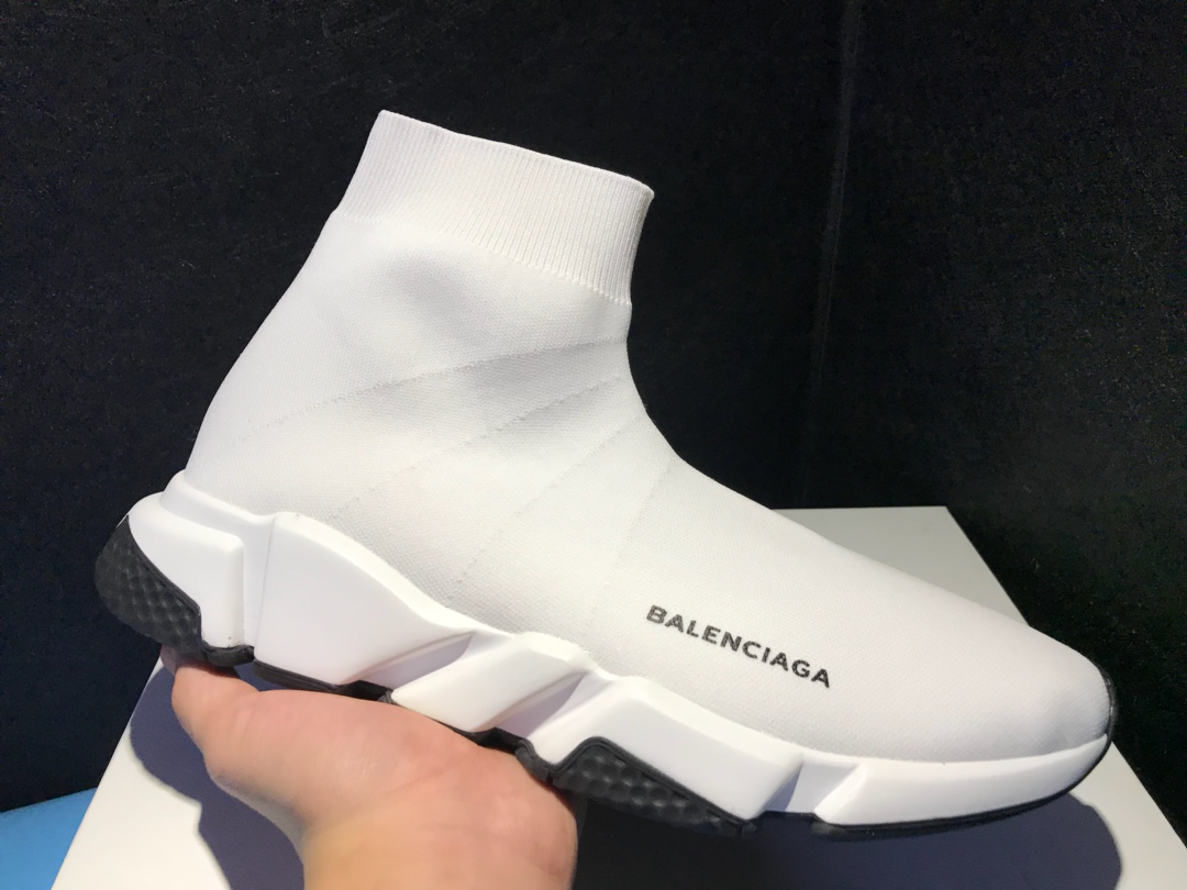 Balenciaga Speed Trainer White 2019 (W) - vstockx