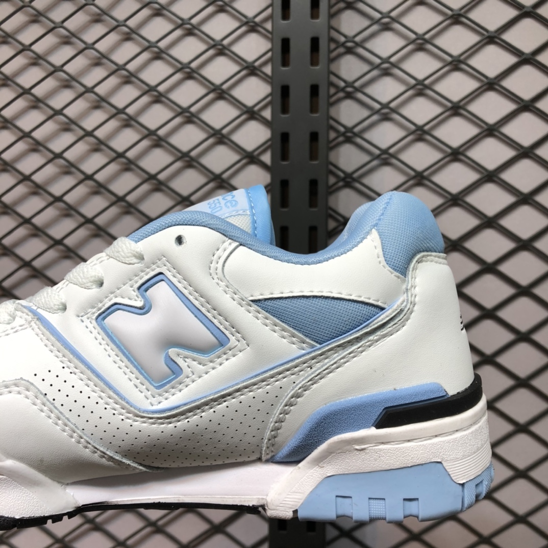 New Balance 550 UNC White University Blue - vstockx