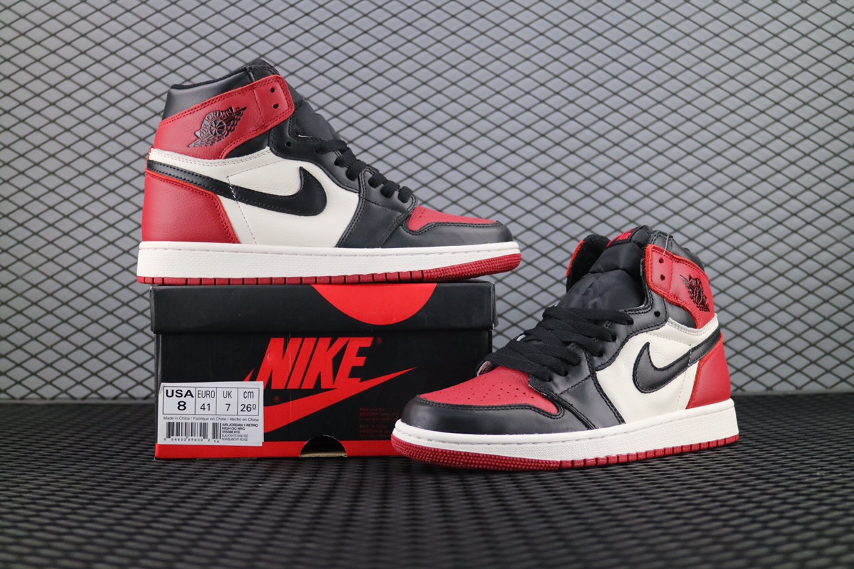 Jordan 1 Retro High Bred Toe - vstockx