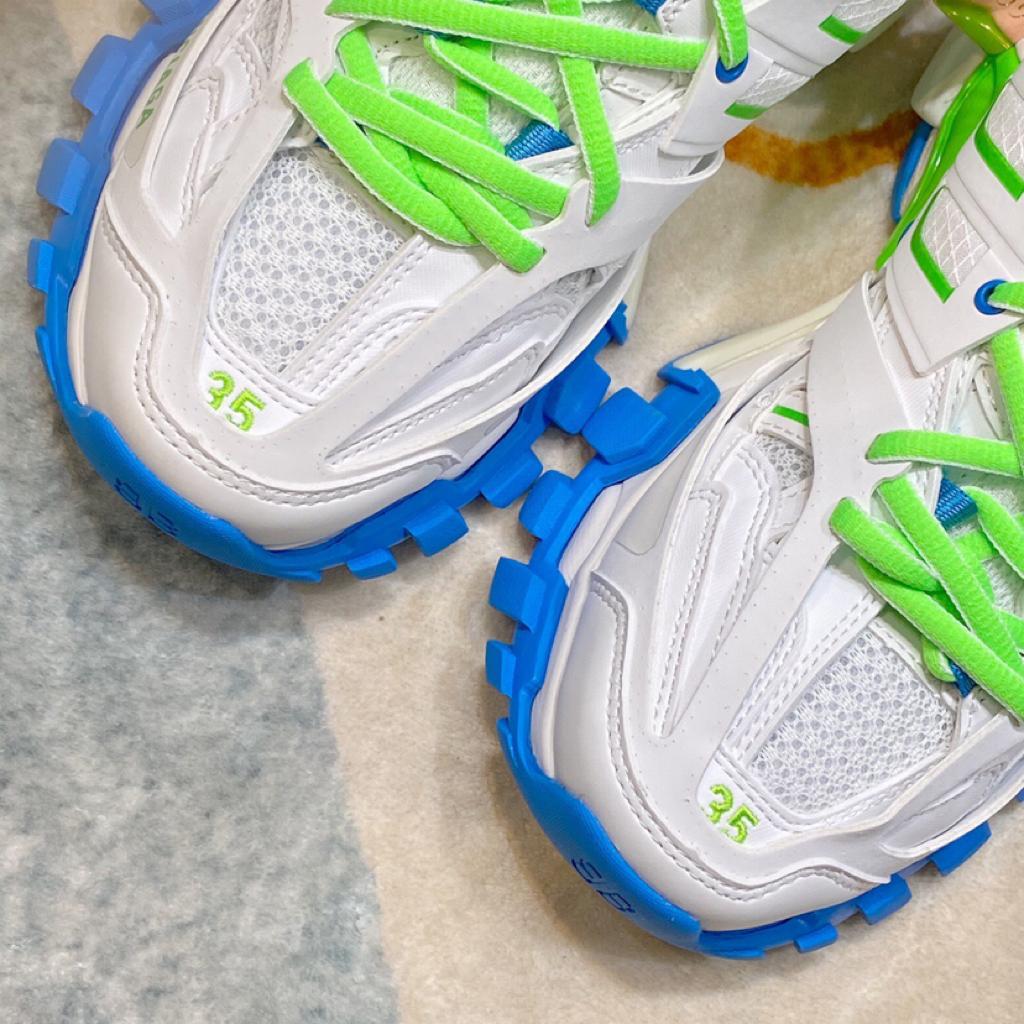 Balenciaga Track White Blue Green - vstockx