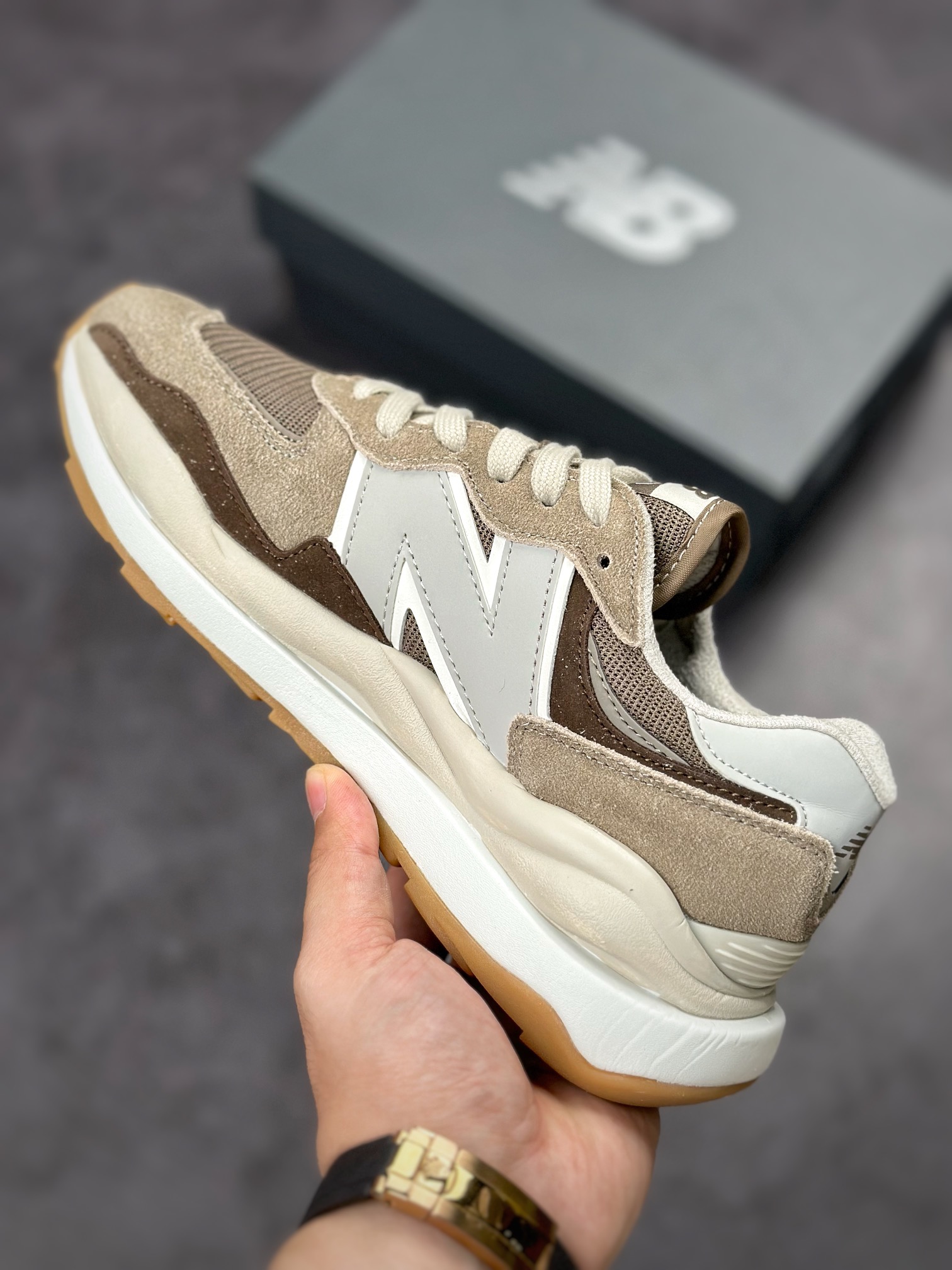 New Balance 57/40 Mushroom Black Coffee - vstockx