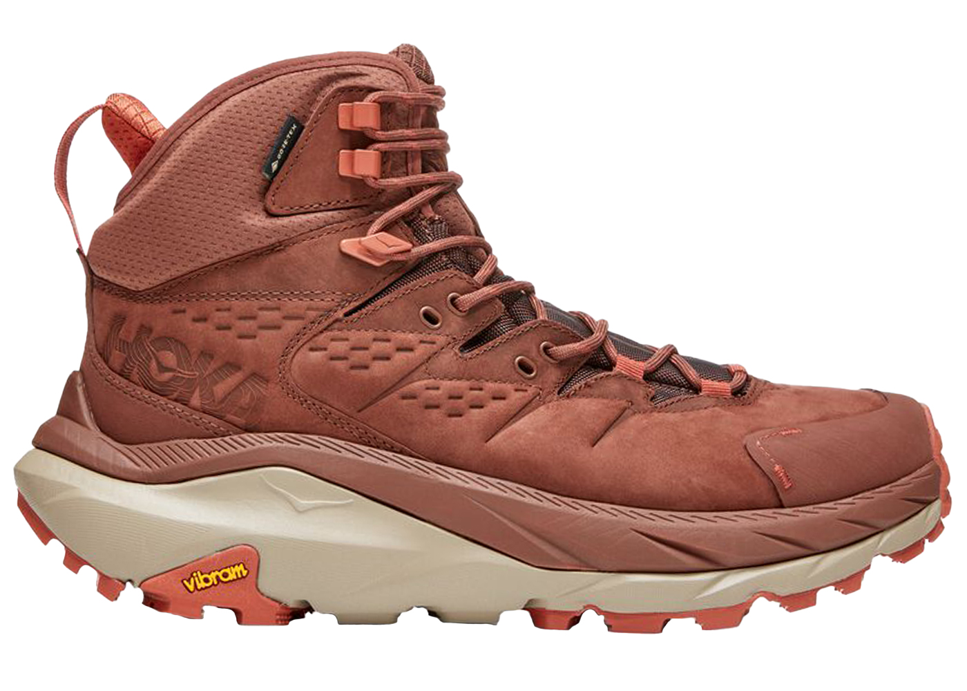 Hoka One One Kaha 2 High Gore-Tex Cappuccino Baked Clay - vstockx