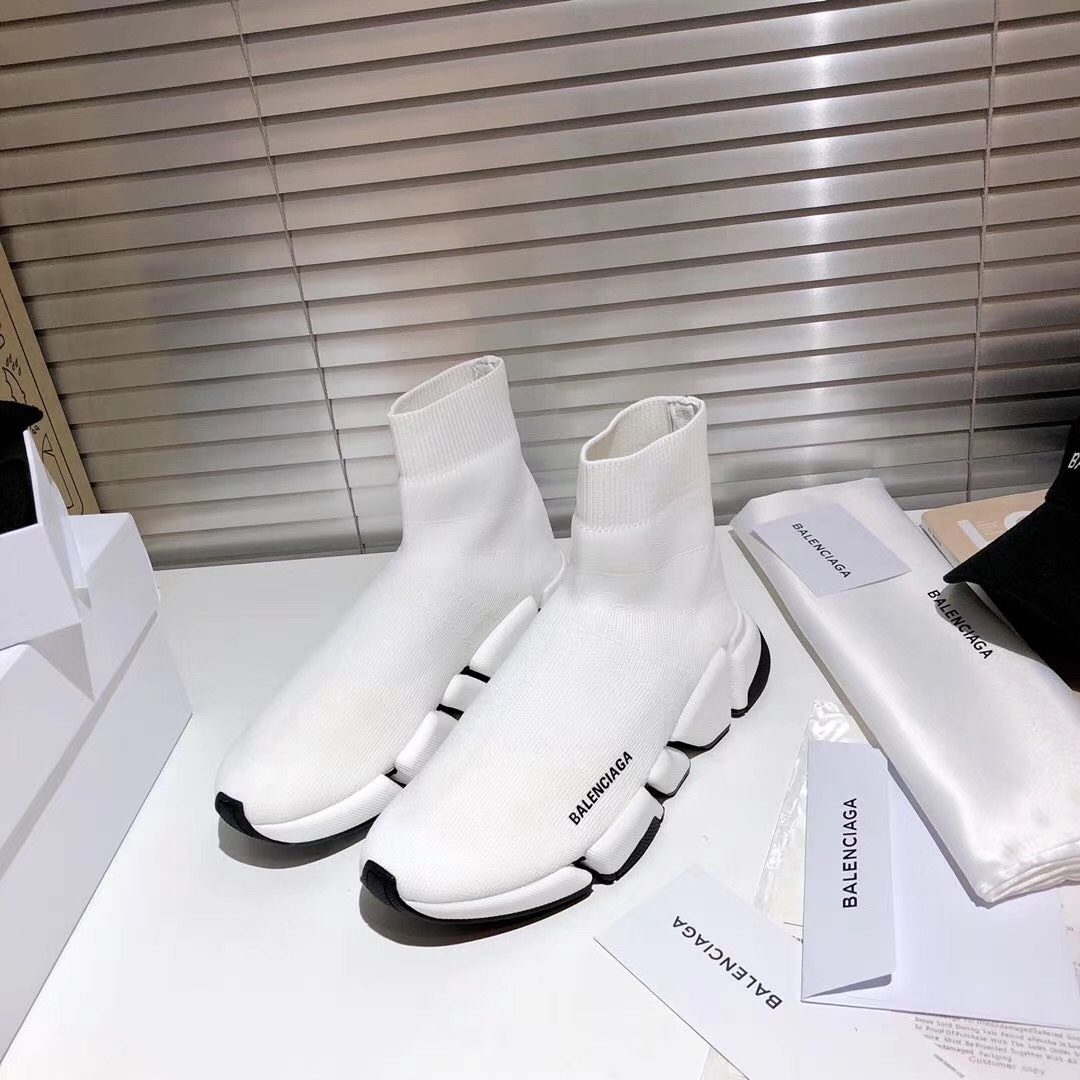 Balenciaga Speed 2.0 White Black - vstockx