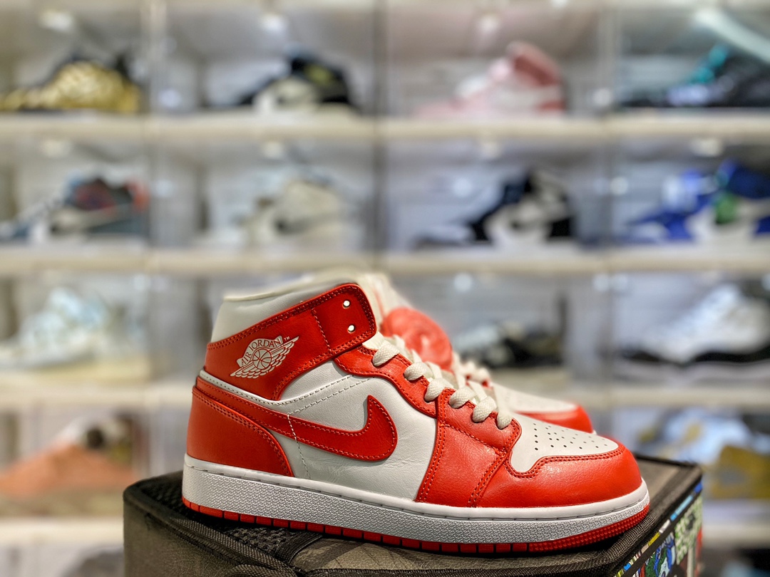 Jordan 1 Mid Syracuse (W) - vstockx