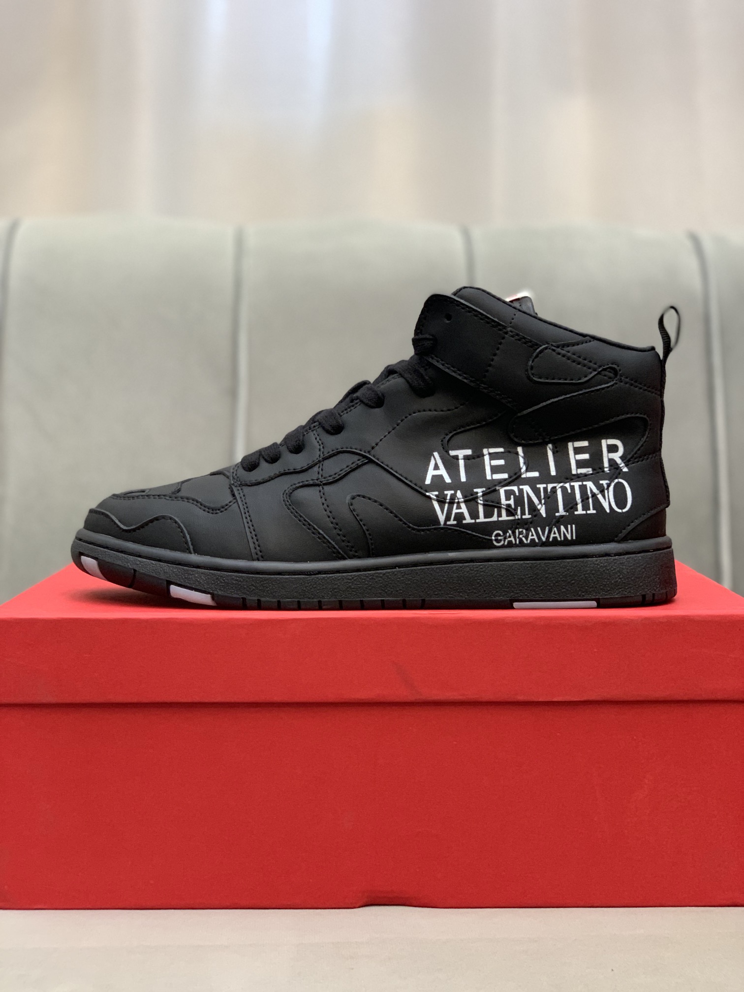 Valentino Garavani Atelier Shoes 07 Camouflage Edition Sneaker in Calfskin 1 - vstockx