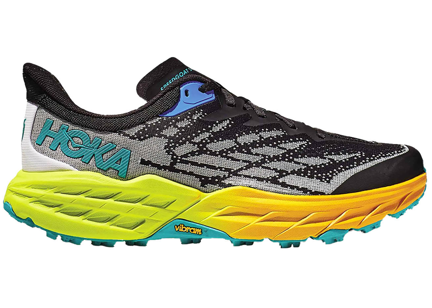 Hoka One One Speedgoat 5 Black Evening Primrose (Women's) - vstockx