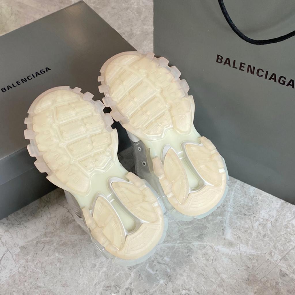 Balenciaga Track Clear Sole White - vstockx