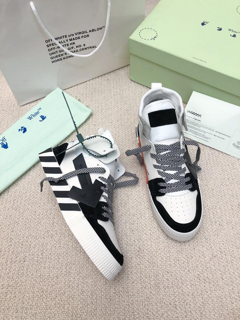OFF-WHITE Vulc High White Black - vstockx