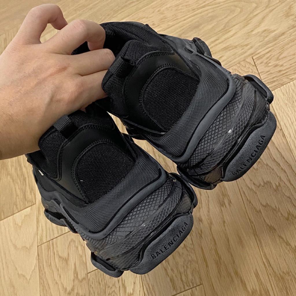 Balenciaga Triple S Clear Sole Double Black (W) - vstockx